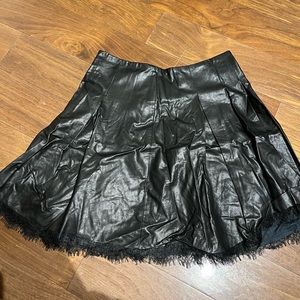 Zara Leather Skirt